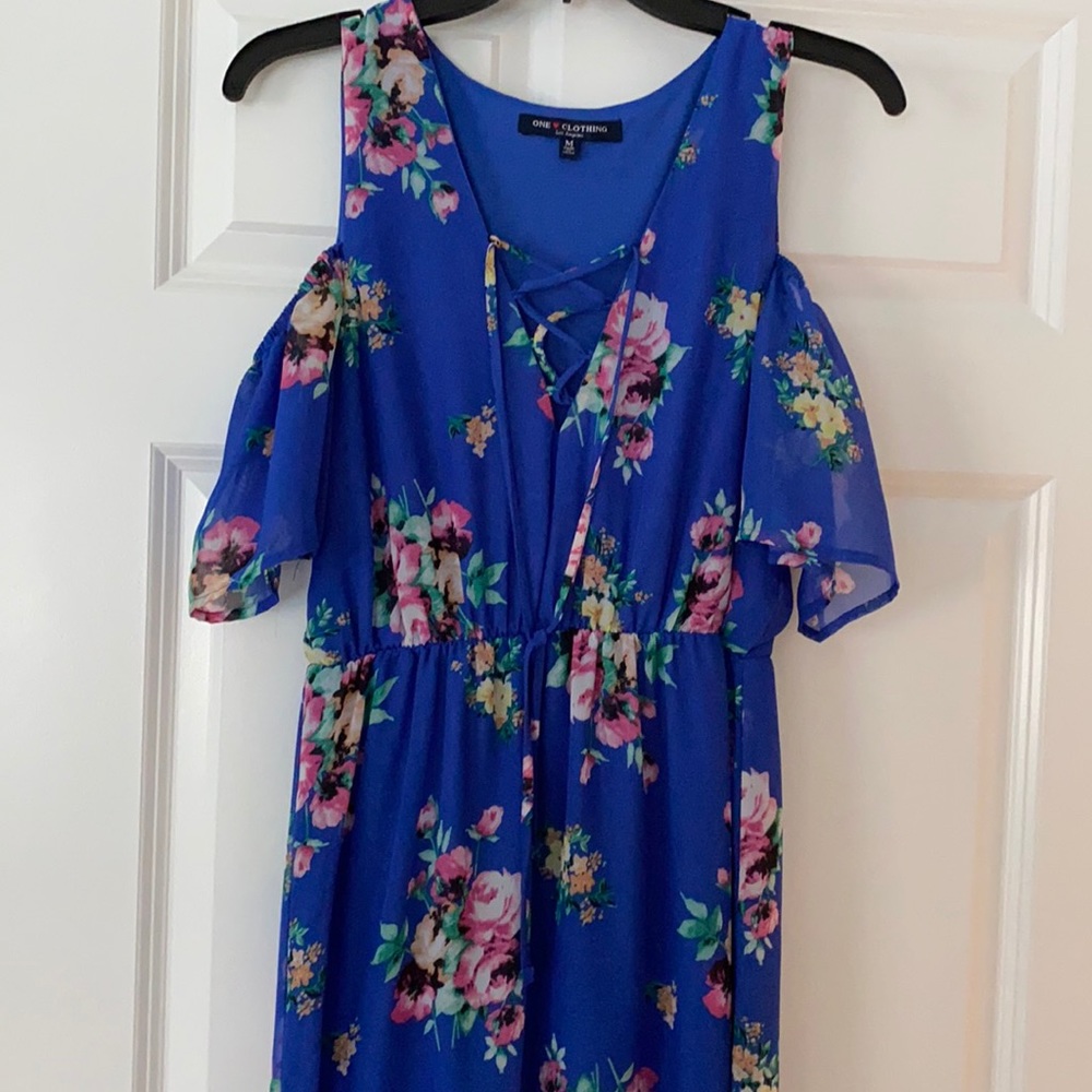 Beautiful blue off the Shoulder dress